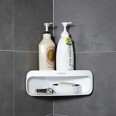 

NeillieN Triangular shelf toilet shelf bathroom washstand shelf corner shelf toilet shelf without perforationluggage carrier
