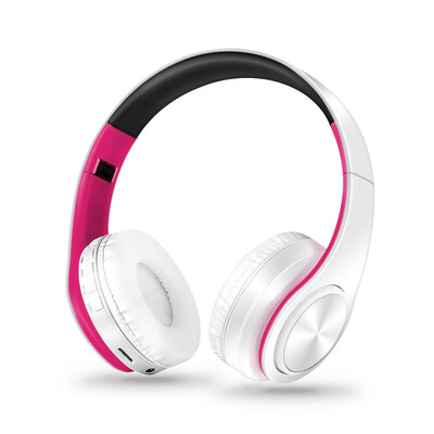 

Headphone hifi stereo headphones bluetooth wireless w microphone for mobile phones music