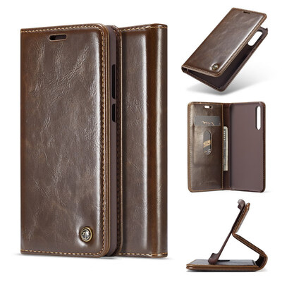 

CaseMe New Phone Cases Original Brand Leather Business Auto Flip Card slot Wallet Case For huawei P20 pro 61" Phone Cover
