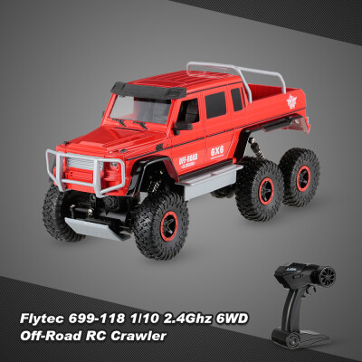 

Flytec 699-119 6WD 24G 110 Rock Crawler RC Buggy Car Children Gift Kids Toy