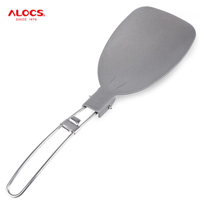 

ALOCS TW - 301 Stainless Steel Folding Pancake Turner for Camping