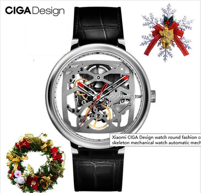 

CIGA Design watch round fashion creative waterproof ultra-thin business skeleton mechanical watch automatic mechanical watch men&women