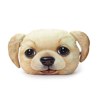

Cute Plush 3D Animals Head Shape Throw Pillow Meow Star Soft Chair Sofa Bed Cushion Home Office Cafe Decoration 4840 scottish fo