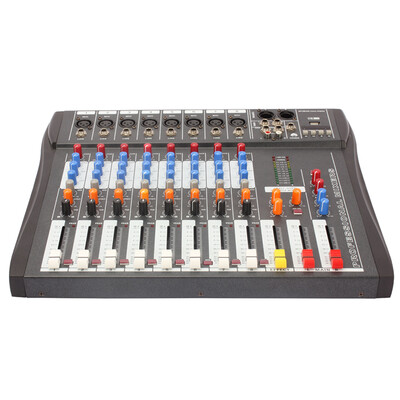 

CT-80S USB Professional Stage Audio Mixer Built-in Digital Effect Music 8 Channel Mixer