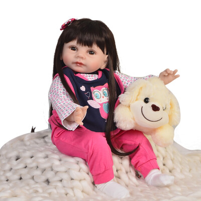 

22 55 cm Lifelike Reborn Baby Doll Soft Vinyl Silicone So Truth Like Baby Dolls For Girl Kids Christmas Birthday Gifts
