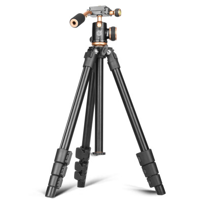 

QZSD Q160S Portable Aluminum Alloy Camera Tripod with 360 Degree Head