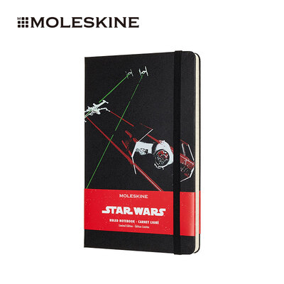

MOLESKINE Star Wars Notebook Business Office Stationery Creative Notepad Spacecraft Hard Surface Large Horizontal Notebook 3471