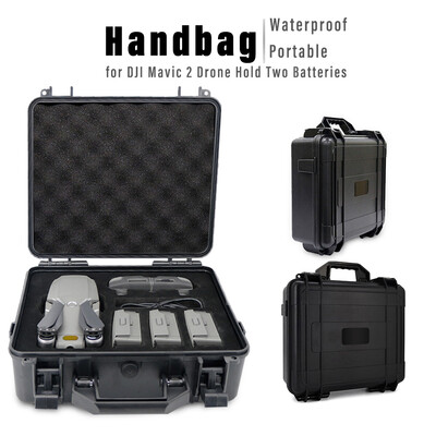 

Outdoor Portable Shockproof Waterproof Explosion-proof Handbag for DJI Mavic 2 Pro Zoom Drone Hold Two Batteries