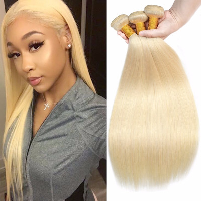 

Nami Hair Brazilian Straight Remy Hair 613 Blonde Color 4PCS Bundles 100 Human Hair Extensions
