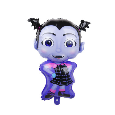 

4pcs Halloween Ghost Balloons Party Decorations Aluminum Foil Balloons Inflatable Toys for Home School Office Kindergarten Vampir