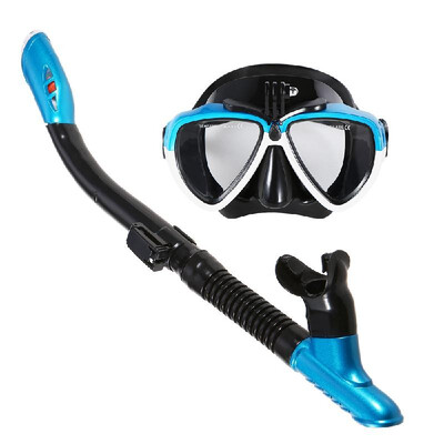 

Lixada Snorkeling Mask Snorkel Set Anti-fog Swimming Diving Goggles with Easy Breath Dry Snorkel Tube