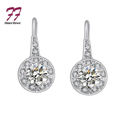 

AAA Grade Zircon Dangle Earring --Pole Star