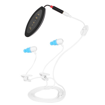 

CJX601 8GB MP3 Music Player IPX8 Waterproof with Headphones FM Radio Clip Design for Swimming Running Diving Black