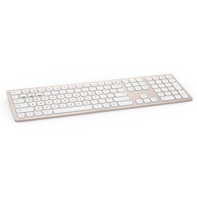 

FD IK8300 Wireless Keyboard Slim Comfortable Quiet Chocolate Key Dual BT Channel Multi-device for iPad Smart Phone Laptop