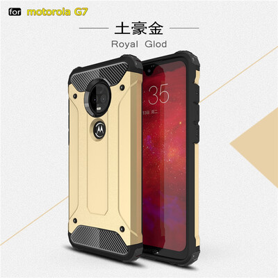 

Goowiiz Phone Case For Motorola Moto E6G7 King Kong Armor Fashion Bumper PC TPU Prevent falling