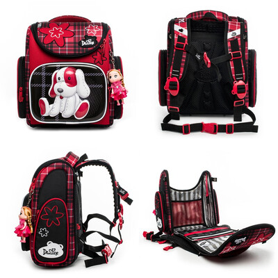 

New School Bag for girls boys bear pattern backpack children schoolbag Orthopedic Backpacks mochila infantil Grade 1-5