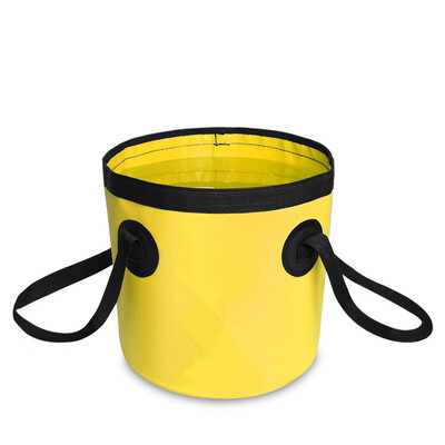 

Portable Folding Water Container Lightweight Durable Includes Handy Tool Mesh Pocket