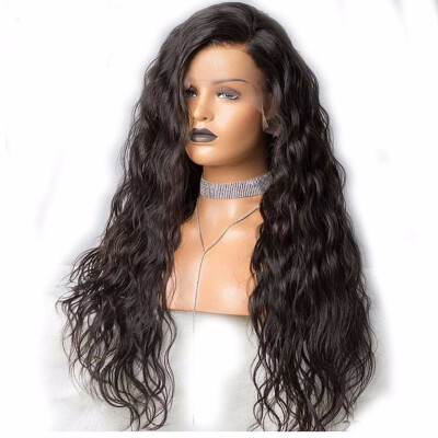 

Brazilian Hair Curly Wavy Lace Wig Pre-Plucked Hairline Side Part Human Hair Lace Front Wig With Baby Hair Virgin Lace Frontal Wig