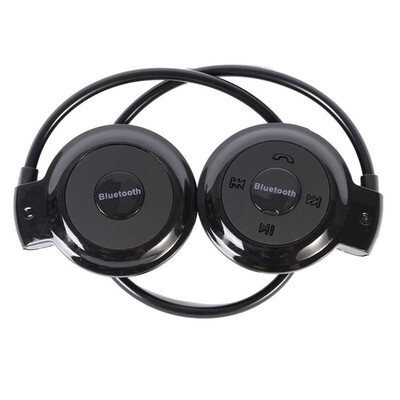 

YCDC Mini-503 Sports Neckband Elastic Folded Wireless Bluetooth Headset Headphone Earphone Black Headphones for iphone 6 samsung