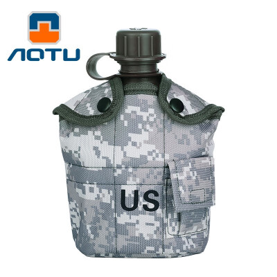 

1Pcs Camouflage Military Molle Tactical Water Bottle Bays Outlook Kettle Carrier Holder Hiking Bicycle Camping Sport Water Bag