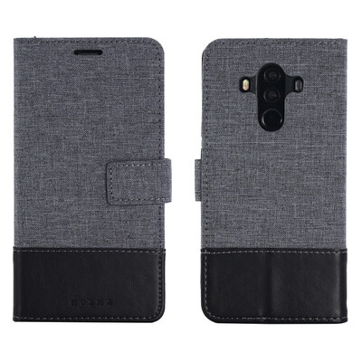 

Goowiiz Phone Case For Huawei Mate 1010 Pro10 Lite Fashion Canvas Leather Wallet Full package flip Holder Stand