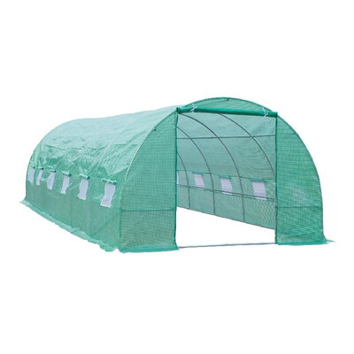 

26 x 10 x 7 Outdoor Portable Walk-In Tunnel Greenhouse with Windows
