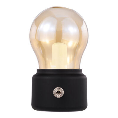 

UpperX Retro light bulb LED Rechargeable Night LightMini Desk Table Decor Mood NightlightBeside Bed Stand Lamp
