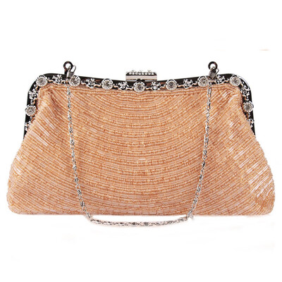 

Elegant Ladies Handbags for Wedding Women Beaded Shoulder Bag Women Evening Bag for Wedding Ball Party