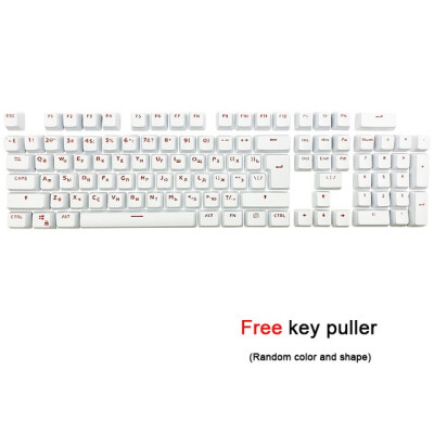 

Russian Keycaps for Mechanical Keyboard Compatible with MX Switches DIY Replacement Transparent Support Led Lighting Keycaps