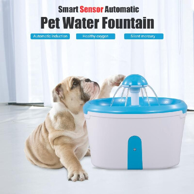 

Smart Sensor Automatic Pet Water Fountain Silent Drinking Water Dispenser Feeder Bowl with LED Light Induction&Cycle Mode