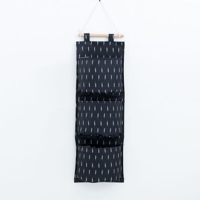 

3 Layer Wall Hanging Storage Bag Sundries Organizer Hanger Cotton Bag Holder Cover