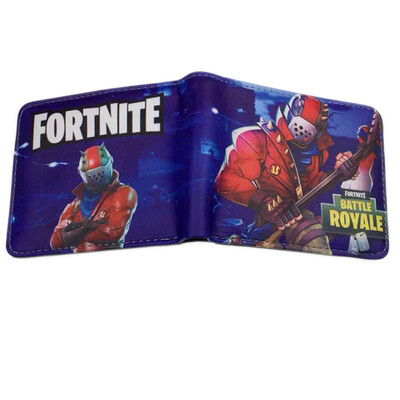 

Fortress Night Game Peripheral Purse PU Leather Embossed Short Student Wallet Birthday Gift