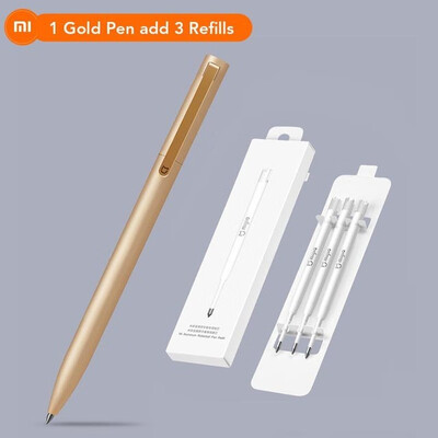 

Xiaomi Mijia Metal Pen PREMEC Smooth Switzerland Refill Alloy Handles MiKuni Japan Black Ink 05mm Pens