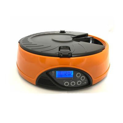

Upgraded 6 Meals LCD Automatic Pet Feeder Dog Automatic Feeders Dog Feeding Machine Food Tray dog feeder timer quantitative automa