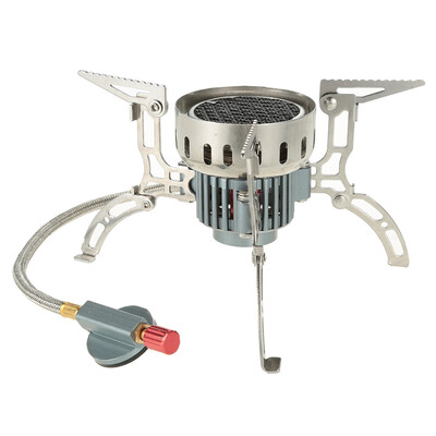 

Outdoor Infrared Camping Stove Ultralight Portable Furnace Collapsible Windproof Gas Stove Mini Burner for Cookout Picnic Hiking B