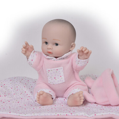 

New Arrival 11 27cm Reborn Dolls Full Body Silicone Twins Doll Sleeping Girl And Awake Boy Doll Baby Toy For Toddler Xmas Gift