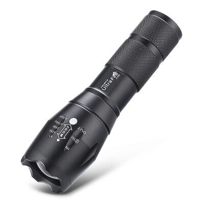 

UltraFire A100 XML - T6 6500 - 7000K 600Lm Zoomable 5 Mode Tactical Flashlight with Two Lens&A Clip