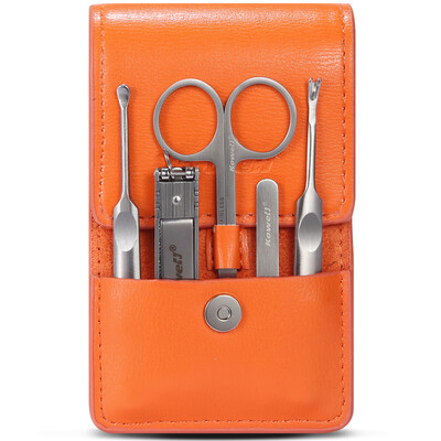 

Korea Kowell Han Kewei Stainless Steel Nail Clipper Foldable Nail Clipper Set Personal Care Repair Capacity Combination 5 Piece Set KB503 Orange Import