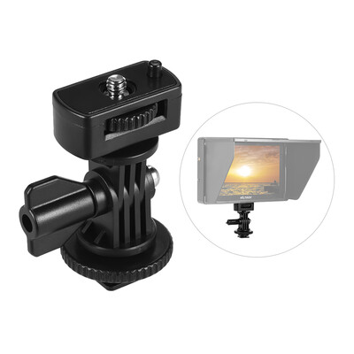 

Adjustable Cold Hot Shoe Mount Adapter with 14" Screw for Viltrox DC-90 DC-70 DC-50 Monitor L132T L116T LED Video Light