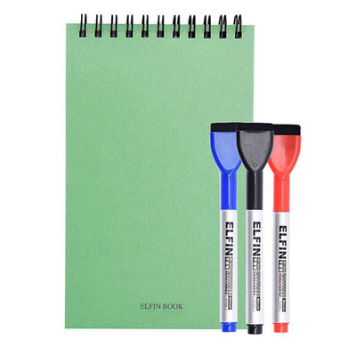 

Elfinbook X Erasable Reusable Smart Elfin book Memo Pad Notebook Cloud Erase Notepad With 3 pens