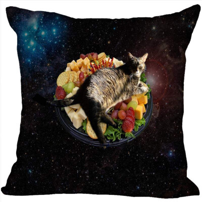 

Cat Hot Sale Pillow Case High Quality New Years Pillowcase Decorative Pillow Cover For Wedding Decorative Christmas 35x35CM