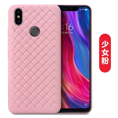 

Silicone Grid Weaving Fitted Cases For Xiaomi8 2018 Hot Sales Business Ventilation Dissipate heat Phone Cases for Xiaomi 8SE