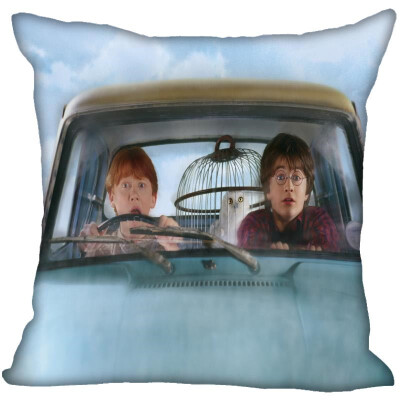 

Harry Potter Pillow Cover Bedroom Home Office Decorative Pillowcase Square Zipper Pillow Cases Satin Soft No Fade 35x35CM 35x35CM 35x35CM