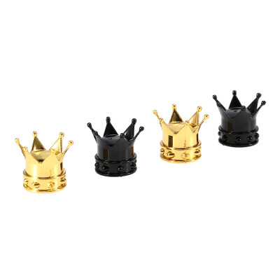 

4Pcs Bicycle Valve Caps Crown Shaped Bike Air Valve Caps Tyre Valve Dust Covers for MTB Motorcycle Bicycle Accessories