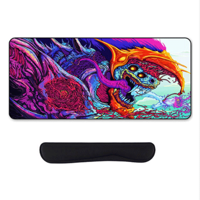 

Game 900x400mm Hyper Beast  Large Locking Edge Gaming Mouse Pad CS GO Keyboard Rubber Mousepad Wrist Rest Table Computer Mat