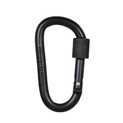 

Ultra Strength Metal Locking Carabiners Clip Outdoor Backpack Hanging D Shape Buckle Keychain Rings Gear for Hiking Camping