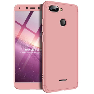 

MOONCASE Red rice 6 three-section all-inclusive shield - pink