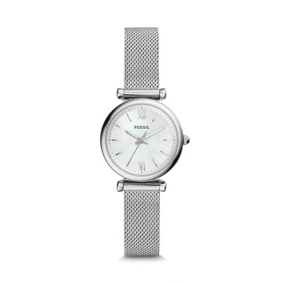 

Fossil watch Yang Zi star with the European&American fashion simple waterproof quartz womens watch ladies fashion watch temperament small dial moonlight silver steel with ES4432