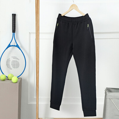 

Beijing made mens sports running pants trousers black L