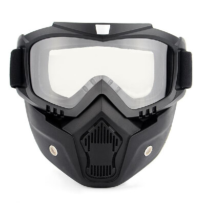 

Motorcycling Goggles UVA400 Protection Winter Skiing Goggle Riding Skating Sports Goggle with Detachable Mask